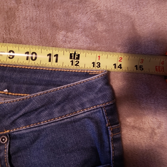 EUC - Velvet floral jeans Size 0 - Picture 9 of 9